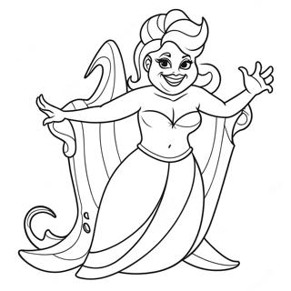 Ursula Coloring Pages