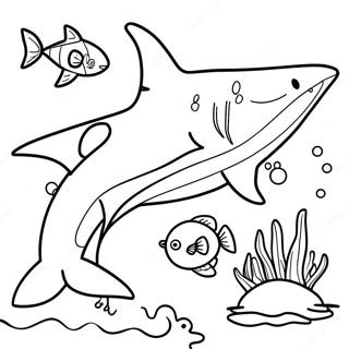 Shark Adventures Coloring Page 31872-25676