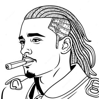 Jalen Hurts Coloring Pages