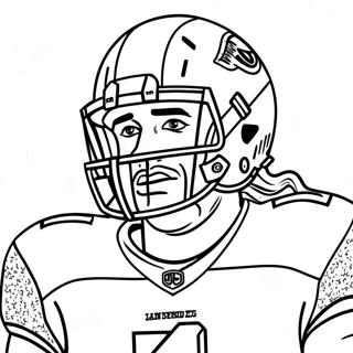 Jalen Hurts Coloring Page 31882-25688