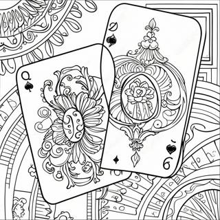 Playing Cards Coloring Page 31892-25694