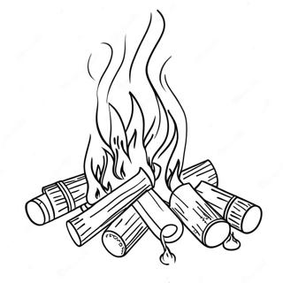 Lag Baomer Bonfire Coloring Page 31903-25707