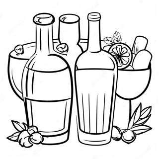 Alcohol Markers Coloring Pages