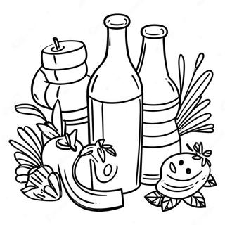 Alcohol Markers Coloring Page 31932-25730