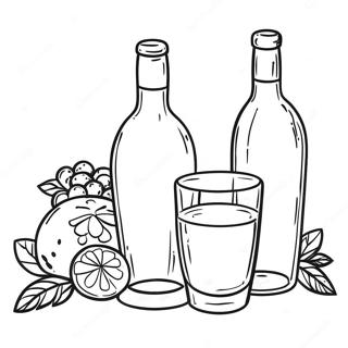 Alcohol Markers Coloring Page 31932-25732