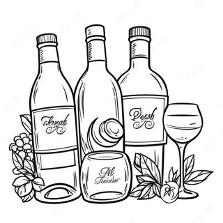 Alcohol Markers Coloring Pages