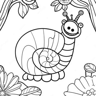 Whimsical Caterpillar From Alice In Wonderland Coloring Page 31953-25746