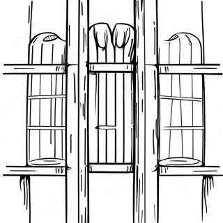 Prison Bars Coloring Page 31972-25759