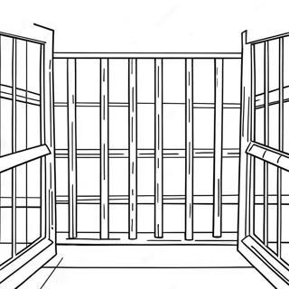 Prison Bars Coloring Page 31972-25760