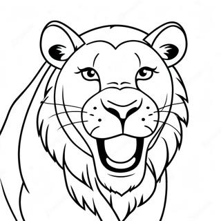 Lioness Coloring Pages