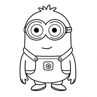 Kevin Minion Coloring Page 32002-25790