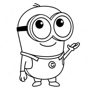 Kevin Minion Coloring Page 32002-25791