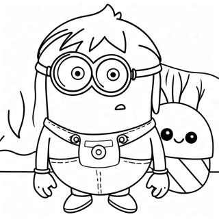 Kevin Minion Coloring Page 32002-25792