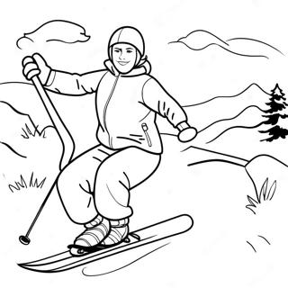 Winter Sports Coloring Page 32012-25788