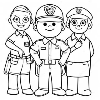 Community Helpers Coloring Page 32052-25823