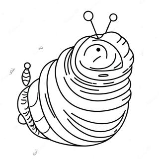 Larva Coloring Page 32062-25831