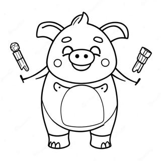 Creepy Roblox Piggy Coloring Page 32073-25843