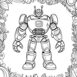 Real Steel Robot Coloring Page 32102-25862