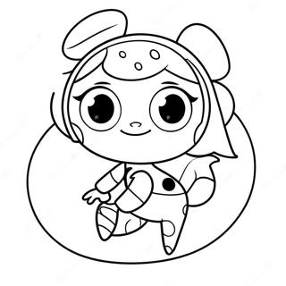 Charming Miraculous Ladybug In Action Coloring Page 3212-2664