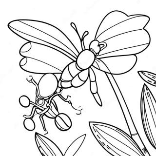 Pollinator Coloring Page 32132-25884