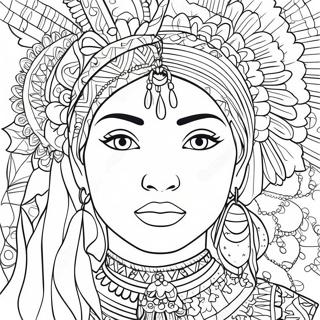 Diverse Cultures Coloring Page 32143-25897