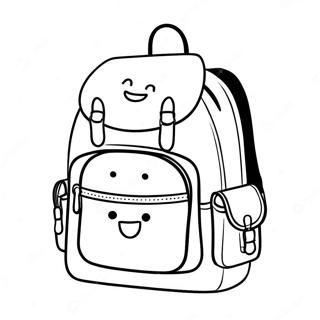 Cute School Supplies Coloring Pages