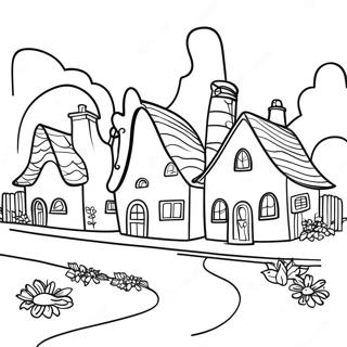 Village Coloring Pages