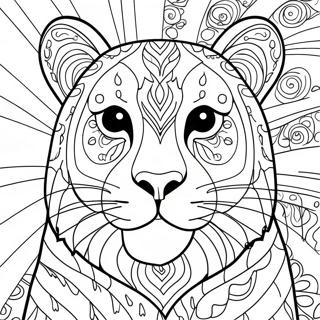 Big Cat Coloring Page 32202-25944