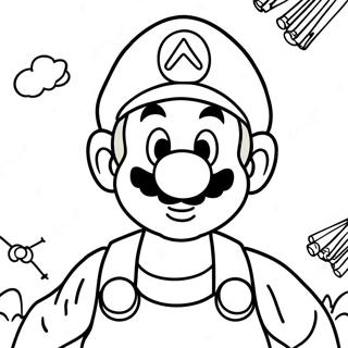 Mario Wonder Coloring Pages