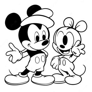 Mickey Mouse And Friends Coloring Page 32223-25962