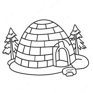 Igloo Coloring Page 32232-25967