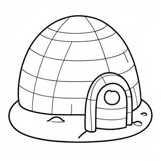 Igloo Coloring Page 32232-25968