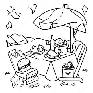 Summer Fun Coloring Pages