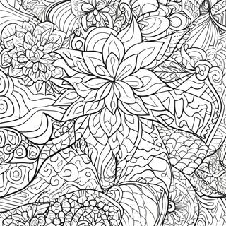 Tessellation Geometric Coloring Pages