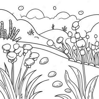 Lavender Coloring Pages