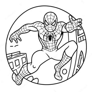 Spiderman Easter Egg Hunt Coloring Page 32302-26019