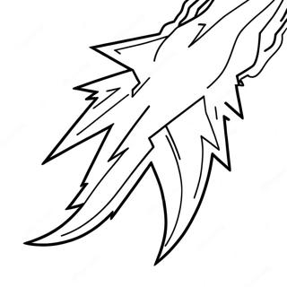 Lightning Bolt Coloring Page 32333-26051