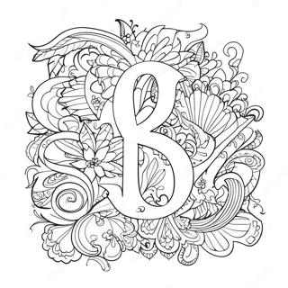 Calligraphy Practice Coloring Pages