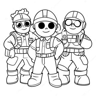 Fun Squad Coloring Page 32402-26108