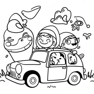 Fun Squad Coloring Pages