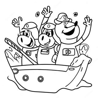 Adventurous Fun Squad Coloring Page 32403-26103