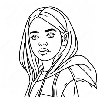 Billie Eilish Coloring Pages