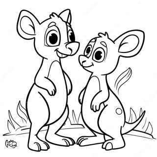 Kanga And Roo Coloring Page 32432-26124