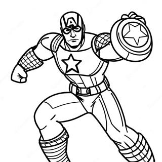 Captain America Civil War Coloring Pages