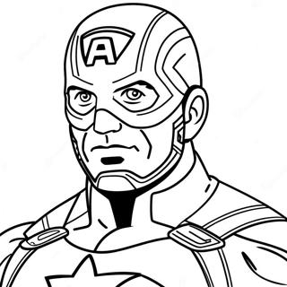 Captain America Civil War Coloring Page 32442-26138