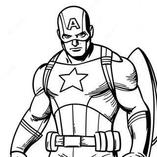 Captain America Civil War Coloring Page 32442-26140