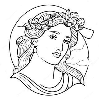 Aphrodite Coloring Pages