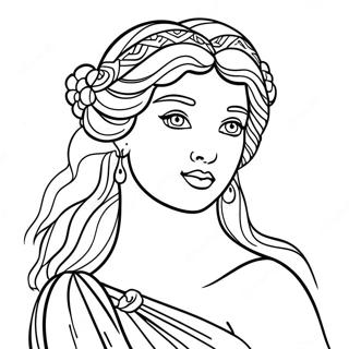 Aphrodite Coloring Page 32472-26162