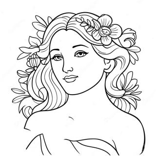 Aphrodite Coloring Pages