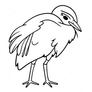 Crane Coloring Pages